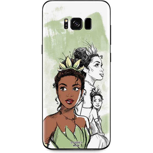 Disney Princess Tiana Sketch Galaxy S8 Plus Skin
